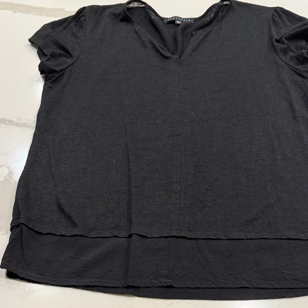 Sanctuary Charcoal Short Sleeve Top